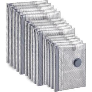 Vacbird 15 Pack Refill Vacuum Storage Bags for Travel - No Pump