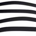 Auto Ventshade [AVS] Low Profile Rain Guards For 2009 - 2024 Dodge Ram 1500, 19-24 Classic, CREW CAB; 2010-2025 Ram 2500 & 3500 MEGA/CREW CAB | Window Vent Visors, 4 pcs. - Matte Black | 1774004