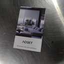 AOSKY Cordless Roller Shades Blackout Blinds for Windows Room Darkening Rolled Up Shades with Spring System, UV Protection Window Shades Door Blinds for Home and Office