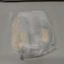 Clear Bag for 14cm/5.5in Generation II Sitting Plush Doll, Hanging Protective Display Case, Portable Travel Crossbody Bag with Strap-White 1 Pack (Doll not Included)