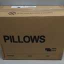 puredown Goose Feathers and Down White Pillows with 100% Soft Cotton Cover, Bed Sleeping Hotel Collection Pillows Set of 2 King Size