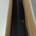 48'' x 25' 1/ 2inch Hardware Cloth 16 Gauge Black Vinyl Coated Welded Fence Mesh for Home and Garden Fence and Home Improvement Project