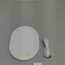 UV-Free 10000 Lux Daylight Lamp - Touch Control with 3 Brightness Levels & 4 Timer Functions, Large Surface & Rotatable Stand for Home/Office (White)