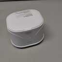 BCOM Retainer Cleaner,Jewelry Cleaner Ultrasonic Machine 46kHz, Jewelry&Retainer Cleaner 2-in-1 Professional Portable Dental Jewelry Pod Deep Clean forJewelry,Retainer,Mouth Guard,Ring Valentines Gift (White)