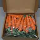 3 Pack Easter Garland Decor 36 Pcs Artificial Carrot Ornaments 25.5ft Hanging Carrot Banner for Mantel Fireplace Kitchen Party Decorations(Orange,7.5 Inch,Cute Style)