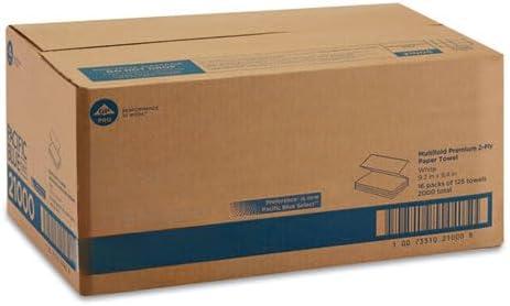 Blue Select Multi-Fold 2-Ply Paper Towel, 9.2 x 9.4, White, 125/Pack, 16 Packs/Carton