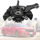 LK097 Front Left Driver Side Steering Knuckle Wheel Hub Bearing Assembly Compatible with Honda Civic 1.8L 2012-201651216-TR3-Y00 51216-TR0-A00