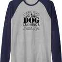 Raglan Baseball Tee (Small, Blue/Gray)