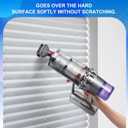 Compatible with Dyson Dusting Brush Horse Hair Brush Attachment Compatible with Dyson V15 V11 V10 V8 V7 Vacuum Cleaner (Hard brush)