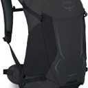 Osprey Hikelite 26L Durable Hiking Backpack - Travel Daypack with Rain Cover for Men and Women, Raven Black