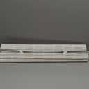 Radiance Cordless Bamboo Roman Shades for Windows - Bamboo Blinds for Semi-Private Light Control - Easy to Lift & Fold Up Window Shades - White - 27" W x 64" L - (2215324E)