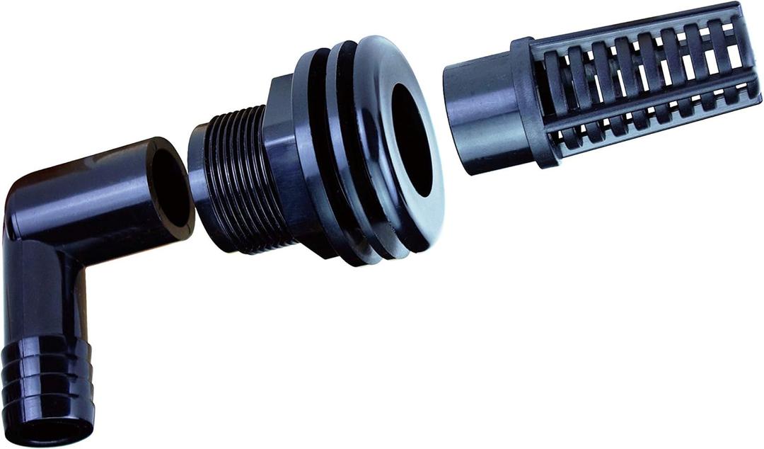 Lifegard Aquatics 1/2-Inch Bulkhead Fitting Kit