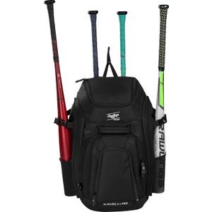 Rawlings | LEGION 2.0 Player's Backpack | Baseball/Softball | Multiple Styles (BLACK)