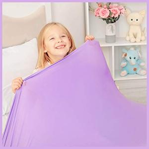 Sensory Compression Blanket | Spandex Bed Sheet for Kids & Adults | Deep Relaxing Feeling, Release Oxytocin | Helps With: SPD, Anxiety, ADHD, Autism and More | Breathable & Stretchable |Twin Size