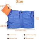Cat Bathing Bag, Catcan Anti Scratch Cat Washing Bag Breathable Mesh Adjustable Grooming Shower Bags for Nail Trimming