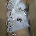Retro Metal Candlestick 3 Arms 10" Tall Candle Holder Wedding Event Candelabra Candle Stand