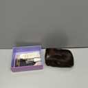 WECAN Hair Toppers for Women Real Human Hair 3D Bangs Clip 100% Human Toppers for Women 10 Inch Clip in Bangs Hairpieces (Dark Brown)