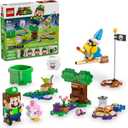 LEGO Super Mario Super Mario Adventures with Interactive Luigi Toy - Building Toys for Kids, Boys & Girls, Ages 6+ - Nintendo Birthday Gift Idea with 4 Figures - 71440