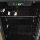 Electactic Mini Fridge 130 Can Beverage Refrigerator Cooler, 3.2 Cu.Ft Drink Fridge for Soda, Beer, Adjustable Temperature Control for Home Office, Black