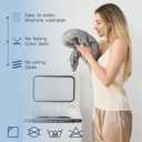 OMERAI Queen Sheet Set, 3 Piece Bed Sheets for Hot Sleeper, Breathable & Cooling, Includes 1 Fitted Sheet and 2 Pillowcases, Grey (Gray)