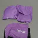 REVIX Reusable Ice Packs for Injuries, 2 Gel Ice Packs Set, Soft Hot & Cold Therapy for Shoulder, Back, Knee, Abdomen, Soothing Discomfort and Fatigue, 12" x 6" Purple