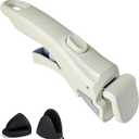 Removable Pot Handle, Cream White Detachable Pan Handles, Universal Pan Handle, Replacement Handles for Pots and Pans with 2 PCS Silicone Oven Mitts Heat Resistant, Fits All Cookware (1 Piece)