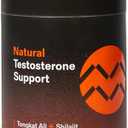 Testosterone Booster for Men - Natural Supplement Premium Tongkat Ali, Fenugreek, Shilajit & Boron - Male Support - Libido, Energy & Muscle Growth Support - 30 Servings, BB: 02/2029