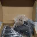 Figure Ice Skates for Beginners - White Comfortable Leather Ice Skates for Women, Men, Boys & Girls (Size Up 1 Size) size 7 women's