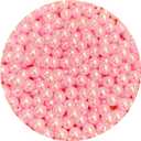 Pearl Beads,300 Pcs Craft Beads Loose Pearls 8mm Round Spacer Beads for Earring Bracelet Necklace Key Chains Jewelry DIY Craft Making,Decoration and Vase Filler (8mm, Light Pink)