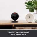 Logitech Circle View Weatherproof Wired Home Security Camera TrueView Video, 180 Wide Angle, 1080p HD, Night Vision, 2-Way Audio, Tilt for Privacy, Apple HomeKit Secure Video
