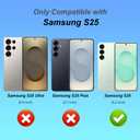 BITOBE Designed for Samsung Galaxy S24 / S25, Cute 3D Butterflies Case Slim Plating Glitter Bling Luxury Rhinestone Cover for Women Girls Protective Camera Protection Bumper 6.2" Silver