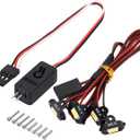 INJORA M2.0 Rock Lights Kit with Controller for TRX4M 1/18 RC Crawler(4LED White)