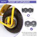 High Speed 420 Rear Sprocket 40 Tooth Replacement for Mini Bike Coleman CT100U CC100X Baja Doodle Bug DB30 RB100 B100 Monster Mega Moto 80cc 105cc Motovox MBX10 MBX11 Minibike Parts (37mm Bore)
