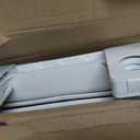 Elongated Toilet Seat, 18.5 Soft/Slow Close Oval (Oblong) Toilet Seat for Elongated Toilets, No-Slam Quiet-Close Lid, Easy-to-Install & Clean, Durable Never-Loosen White Plastic Seat