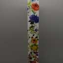 Studio M Art Pole, PVC Weather Resistant Pole with Vinyl Bowl 40 inches Tall Outdoor Decoration for Gardens, Patios, Yards, Landscaping and Birding Accessories, Must Have Flowers Always, White, Pink, Purple