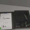 Gocheer Airbrush Kit with Air Compressor, 40 48 PSI High Pressure Air Brush Non-Clogging with 0.2/0.3/0.5mm Nozzle/Cleaning Sets, Ideal for Painting, Modeling, Cake Decor, Makeup (Black, 40 PSI)