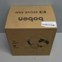 BOBEN Magnetic Wood Stove Fan with Thermometer, Heat Powered Fireplace Fan for Wood Burning Stove, 5 Blades Silent Thermal Fan with Magnetic Base and Temperature Protection