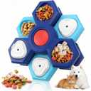 Dog Slow Feeder - Interactive Dog Food Puzzle Toy, Treat Maze Game for Dogs & Cats, Mental Stimulation & Boredom Relief, Adjustable Difficulty Pet Enrichment Toy (Three Layers)