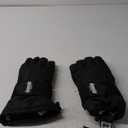 Snowboarding Gloves with Wrist Guards, Ski Gloves Touchscreen (Small, Black)