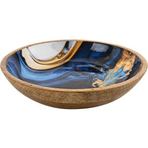 10 Inch Large Key Bowl For Entryway Table Wood Decorative Bowl For Centerpiece Decor Wooden Fruit Bowl For Kitchen Countertop
