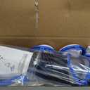 Cordless Pool Vacuum with Telescopic Pole, 18.5 GPM Powerful Suction, 1.5H Supercharge Technology, Handheld Pool Vacuum Cleaner for Above Ground/Inground Pools, Hot Tubs, Blue