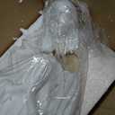 Blessed Virgin Mary Statue Our Lady Statue 23.5" Large Size White Resin Catholic Gift