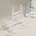 Artliving Two Part Adjustable Clear Acrylic Plastic Display Stand Easel (set of 5)