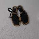 SM NEW YORK Flat Sandals 2025 New Korean Style Women's Summer Fashion Woven Beach Sandals Trend 11