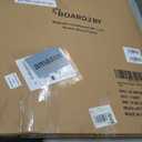 Board2by Magnetic Chalkboard Black Board 46 x 32, Extra Large Chalk Board Blackboard for Wall Decor, Easy-to-Erase Wood Framed Magnet Board, 4 Magnets for School, Home & Office (Rustic Brown)