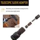 DT7508-QZ for Dewalt Impact Adaptor 1/2" to 1/4", Cr-Mo Steel (DT7508-QZ 1/2" to 1/4" Impact Adaptor * 4 Pcs)