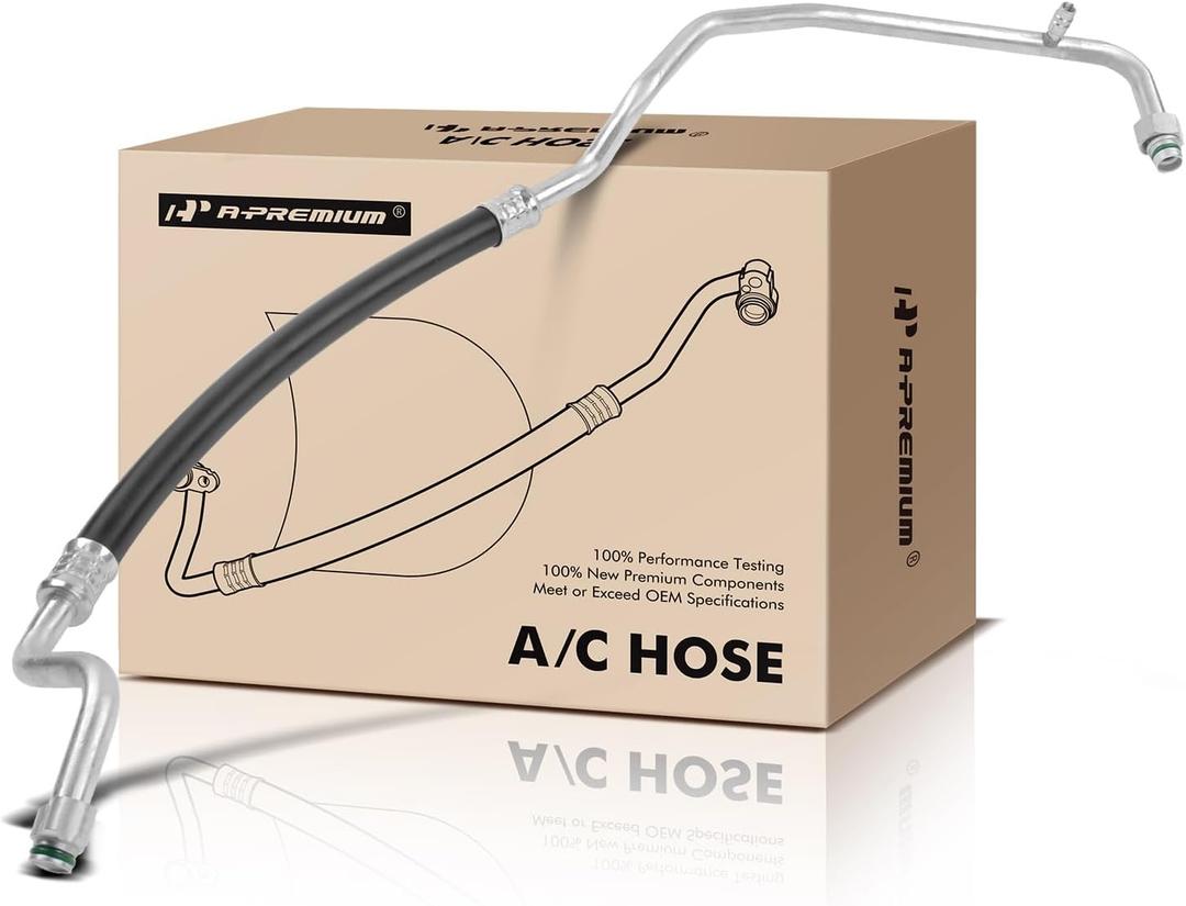 A-Premium A/C Suction Hose Assembly Compatible with Honda CR-V, 2002 2003 2004 2005 2006, 2.4L, Compressor to Evap
