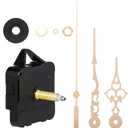 Carkio High Torque Clock Replacement Movement,Clock Movement Metal Clock Needle Kit,31MM Long DIY Repair Quartz Wall Clock Movement,8 PCS