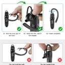 New Bee Bluetooth Earpiece V5.0 Wireless Handsfree Headset with Microphone 24 Hrs Driving Headset 60 Days Standby Time for iPhone Android Samsung Laptop Trucker Driver (Black)