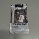 Compatible for iPhone 15 Case with Bling Camera Lens Protector Cute Fashion Luruxy Black Snake 3D Pattern Slim Shockproof iPhone 15 Case for Women Girls Men Boys